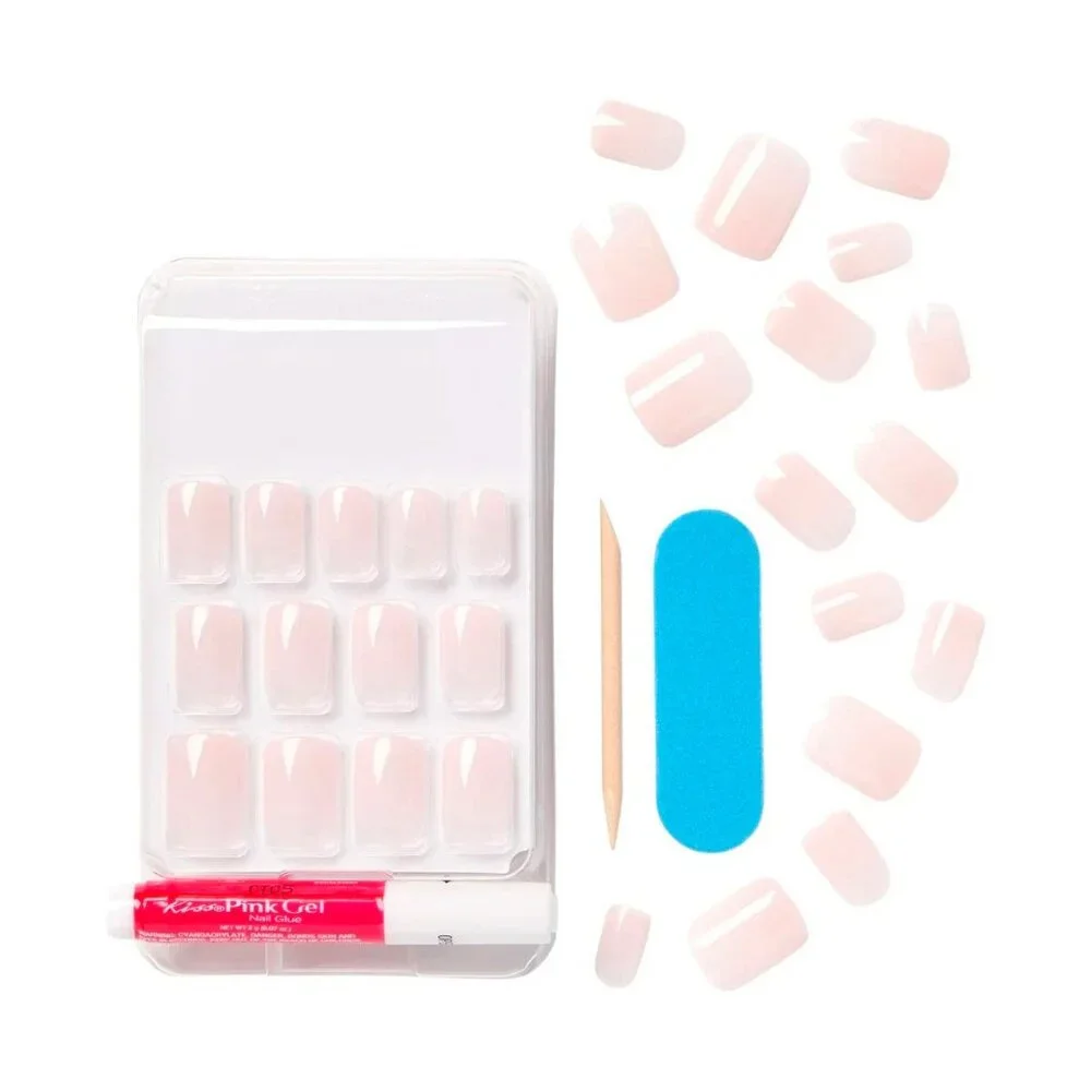 Kiss Bare but Better Premium Short Length Nails - Nudies
